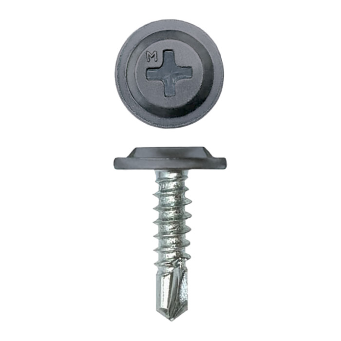 Саморез ПШС Daxmer Pro 4,2х16 (1000 шт) шлиц PH2 RAL 7004